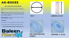 Load image into Gallery viewer, Baleen Filters 50 sq. ft. Pool Filter Replaces Unicel C-7350, Pleatco PCD50N, Filbur FC-3963-Pool and Spa Filter Cartridges Model: AK-60033