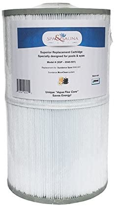 Spa & Sauna Parts Compatible Replacement Filter Cartridge for Sundance 6540-501 Microclean 75sq ft. Unicel C-8380 Pleatco PSD85-2002 Filbur FC-2810