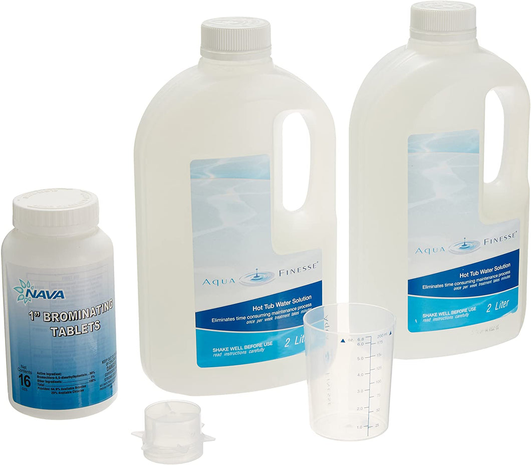 AquaFinesse Hot Tube Water Care Kit - Bromine Tabs