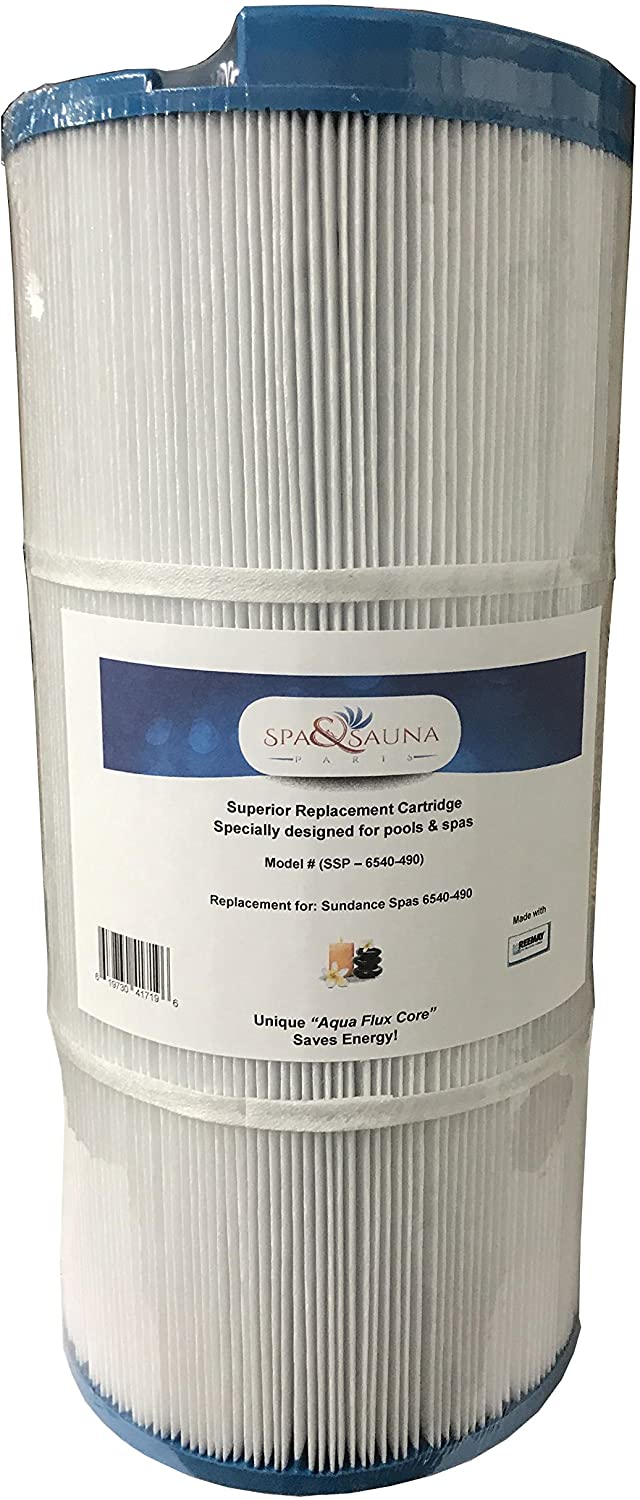 Spa & Sauna Parts Compatible Replacement Filter Cartridge for Sundance 6540-490. Unicel C-8325 Filbur FC-2790 Pleatco PSD125U