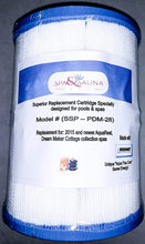 Load image into Gallery viewer, Spa &amp; Sauna Parts Replacement Cartridge Filter for Dream Maker, Aquarest PDM28 461273
